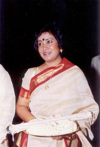 Taslima Nasreen receiving Ananda Award. by Tamoso Deep